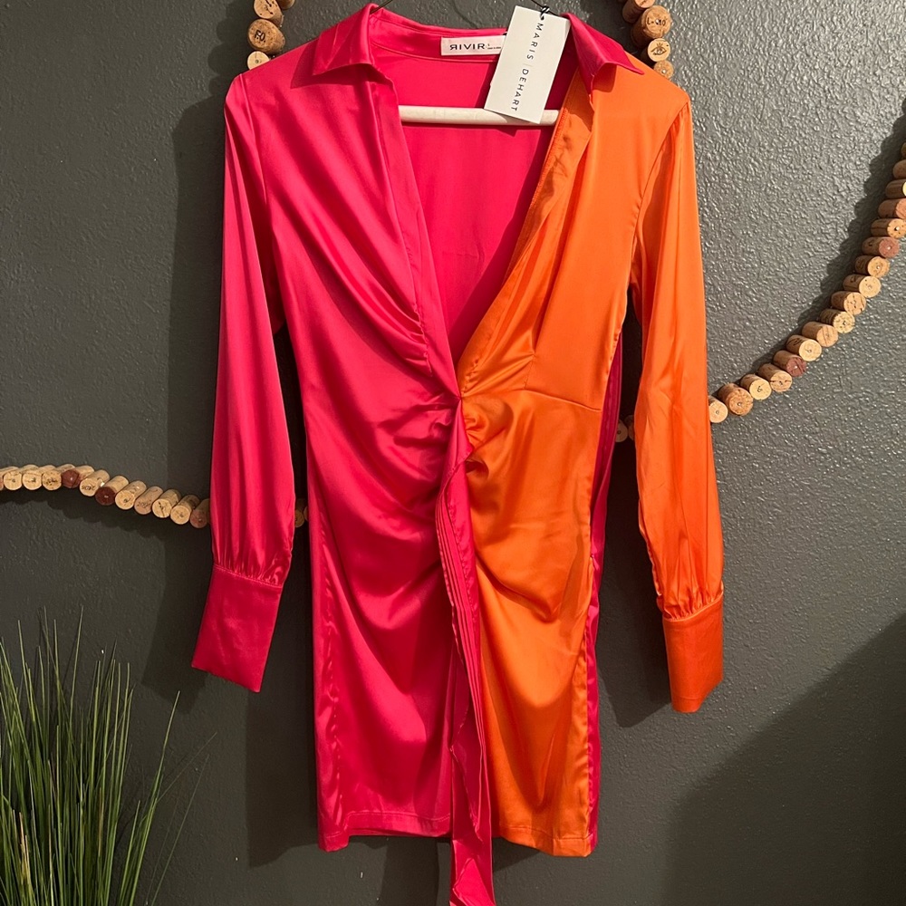 NWT-Soho Satin Dress-S